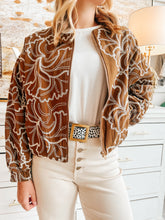 Load image into Gallery viewer, Stitch Bomber Jacket
