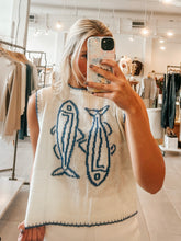 Load image into Gallery viewer, Coast Line Sweater Top
