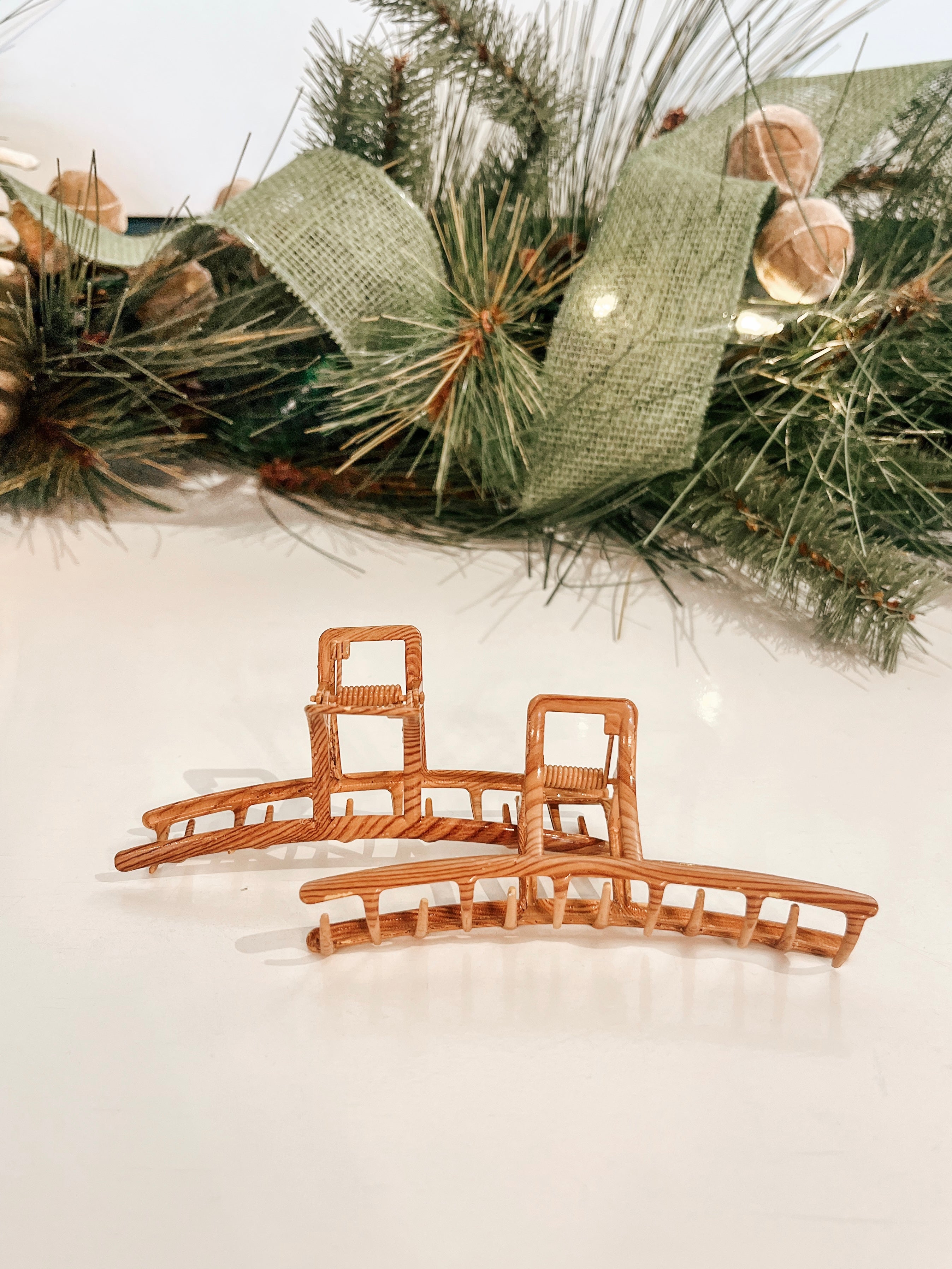 Bamboo Claw Clip