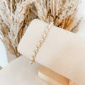 14k Gold Filled and Pearl 5mm Montauk Bracelet