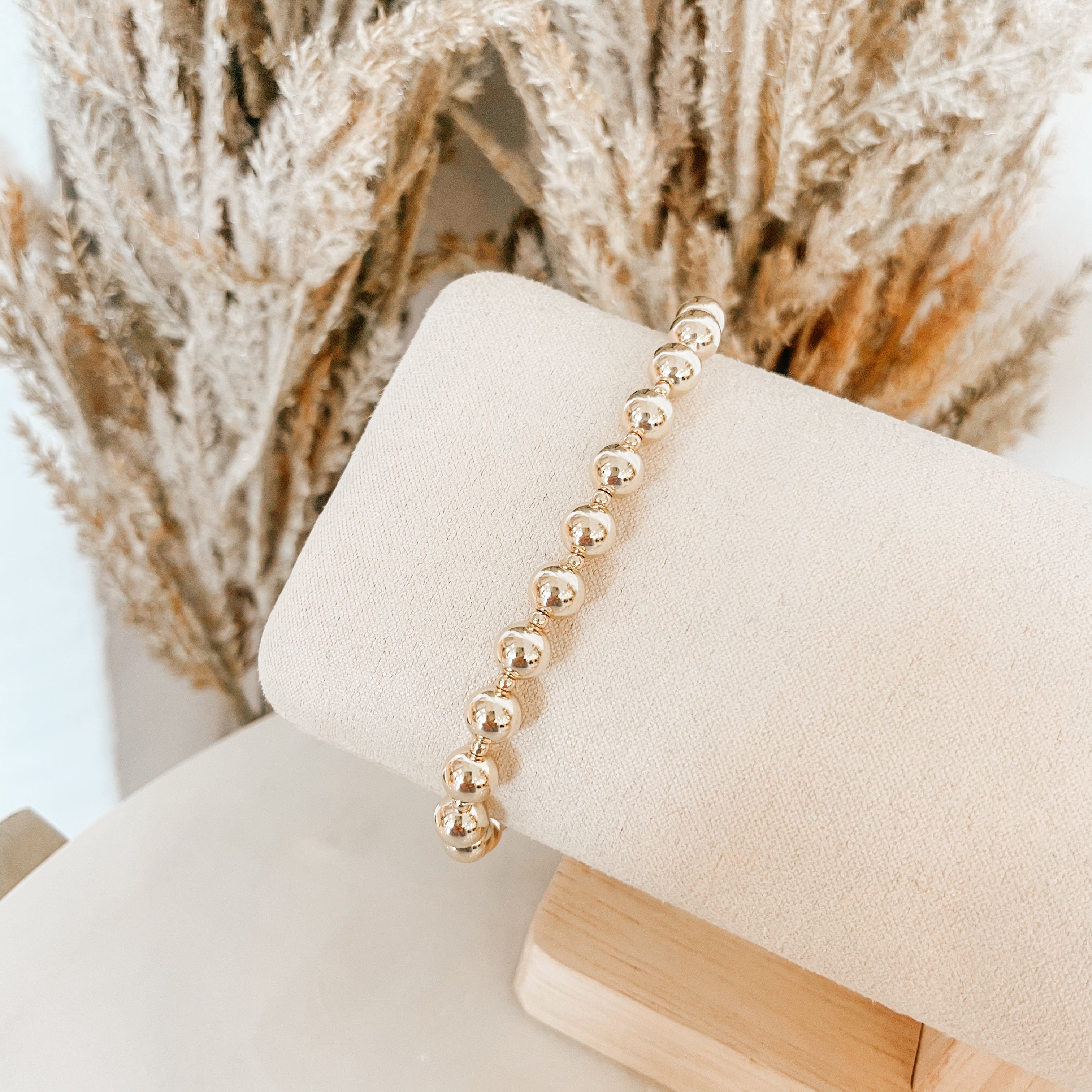 14k Gold Filled 6mm/2mm Dimension Bracelet