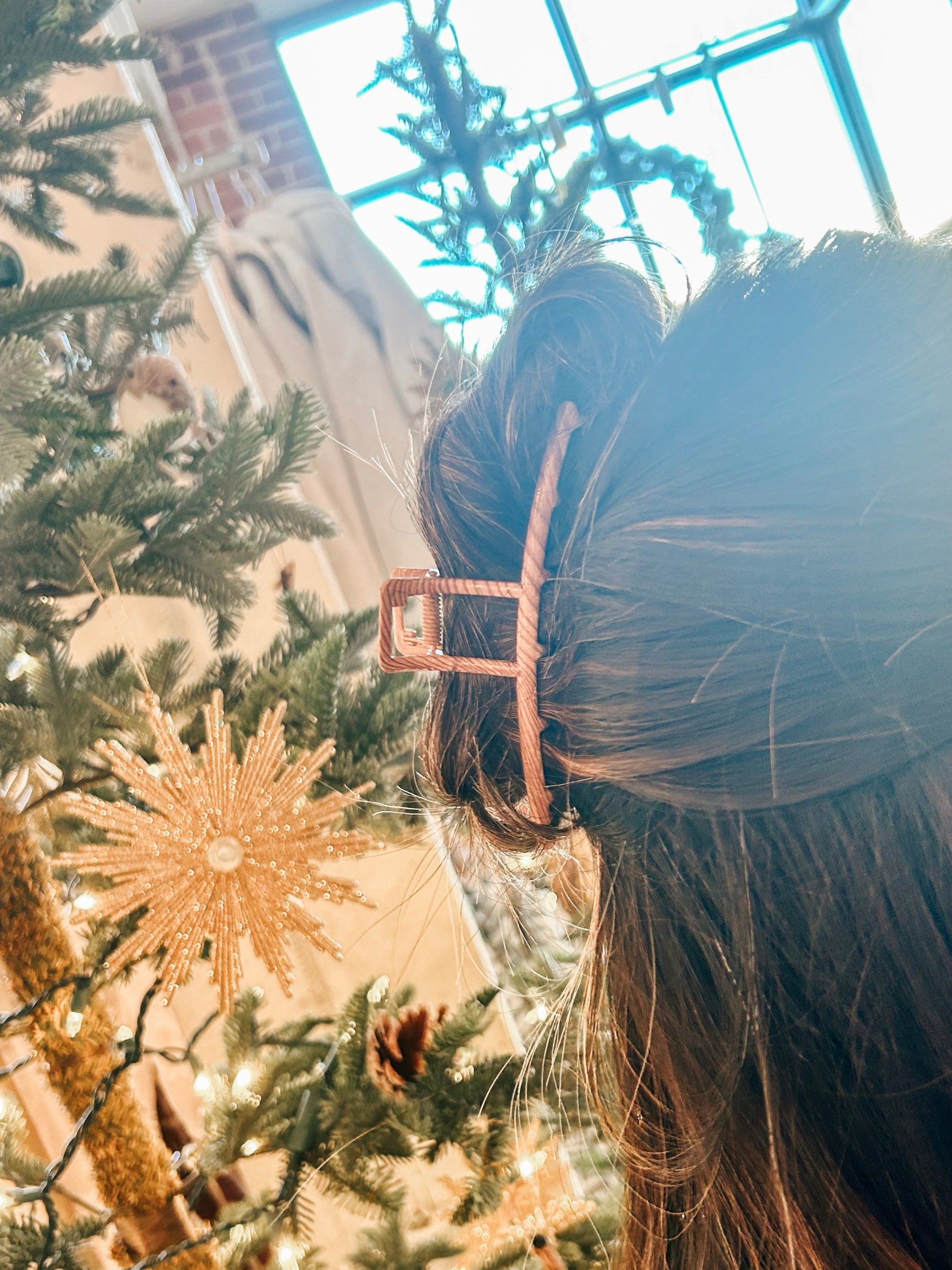Bamboo Claw Clip