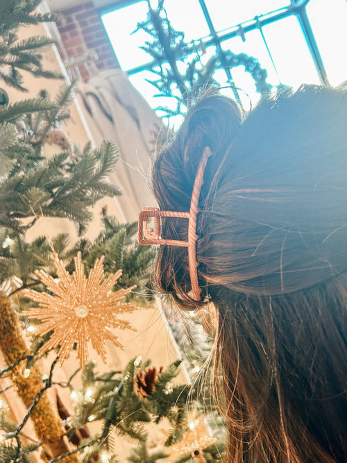 Bamboo Claw Clip
