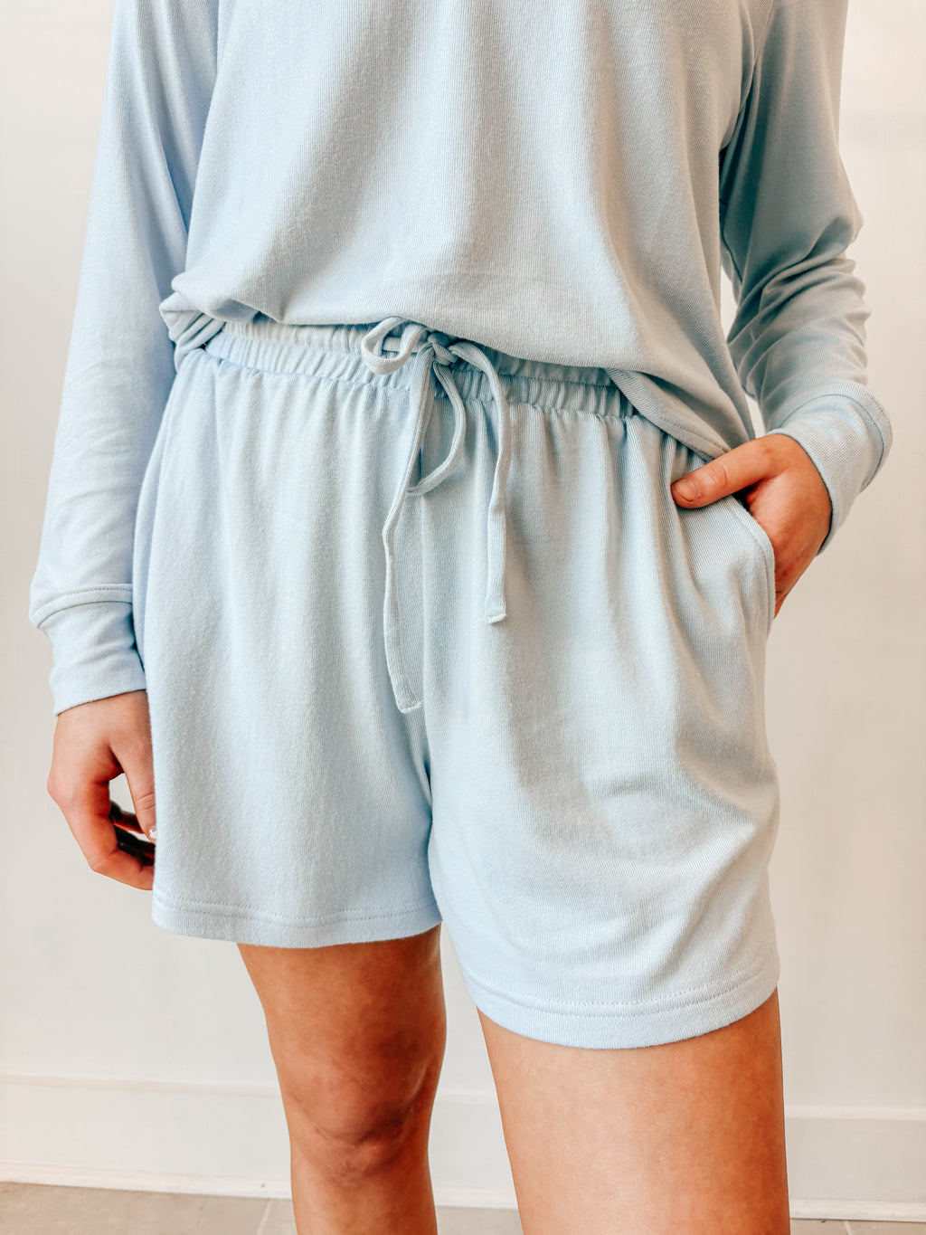Carly Short Set-Blue