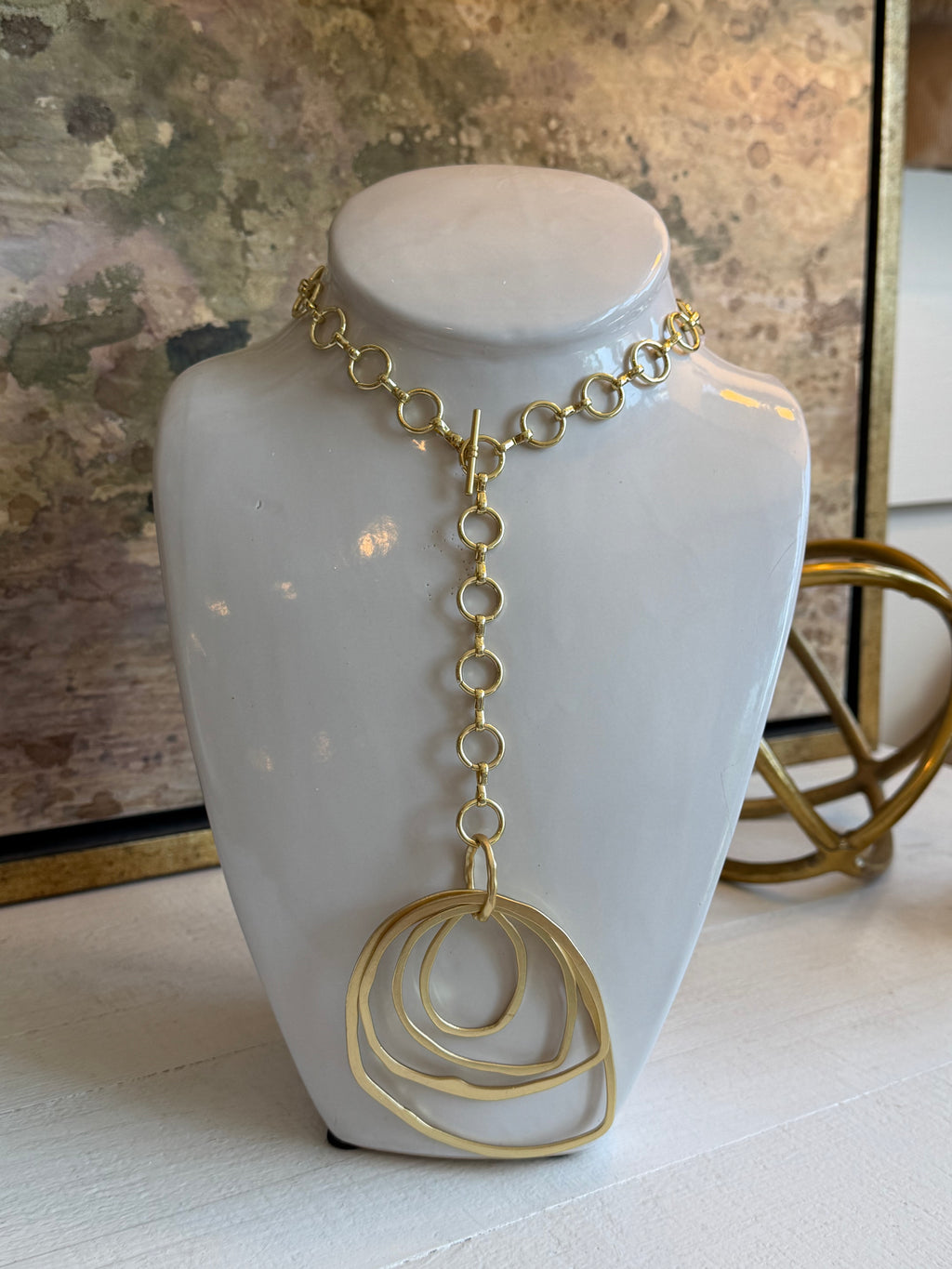Golden Strings Necklace