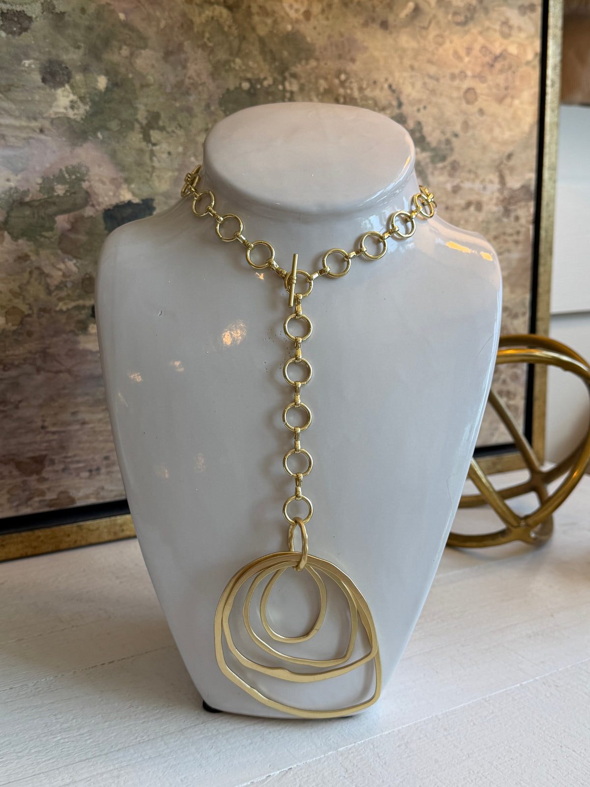 Golden Strings Necklace