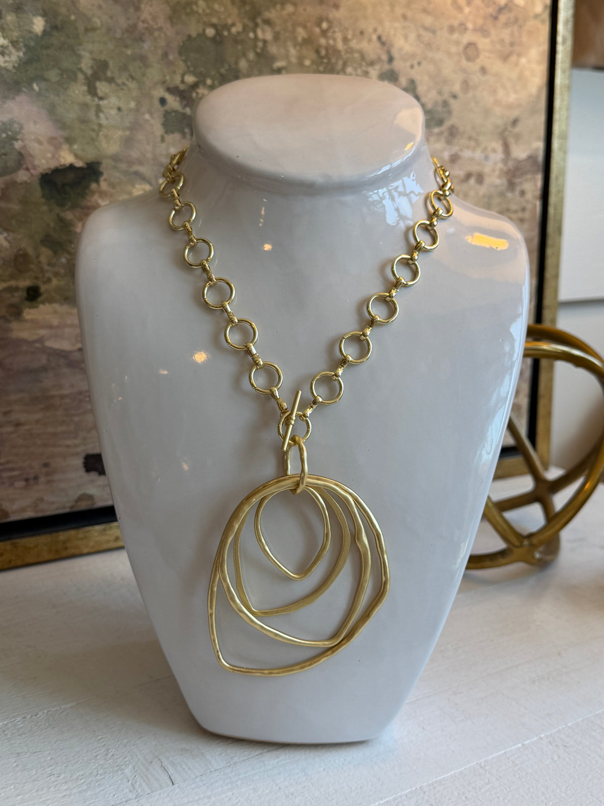 Golden Strings Necklace