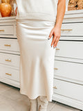 The Aby Grace Satin Skirt