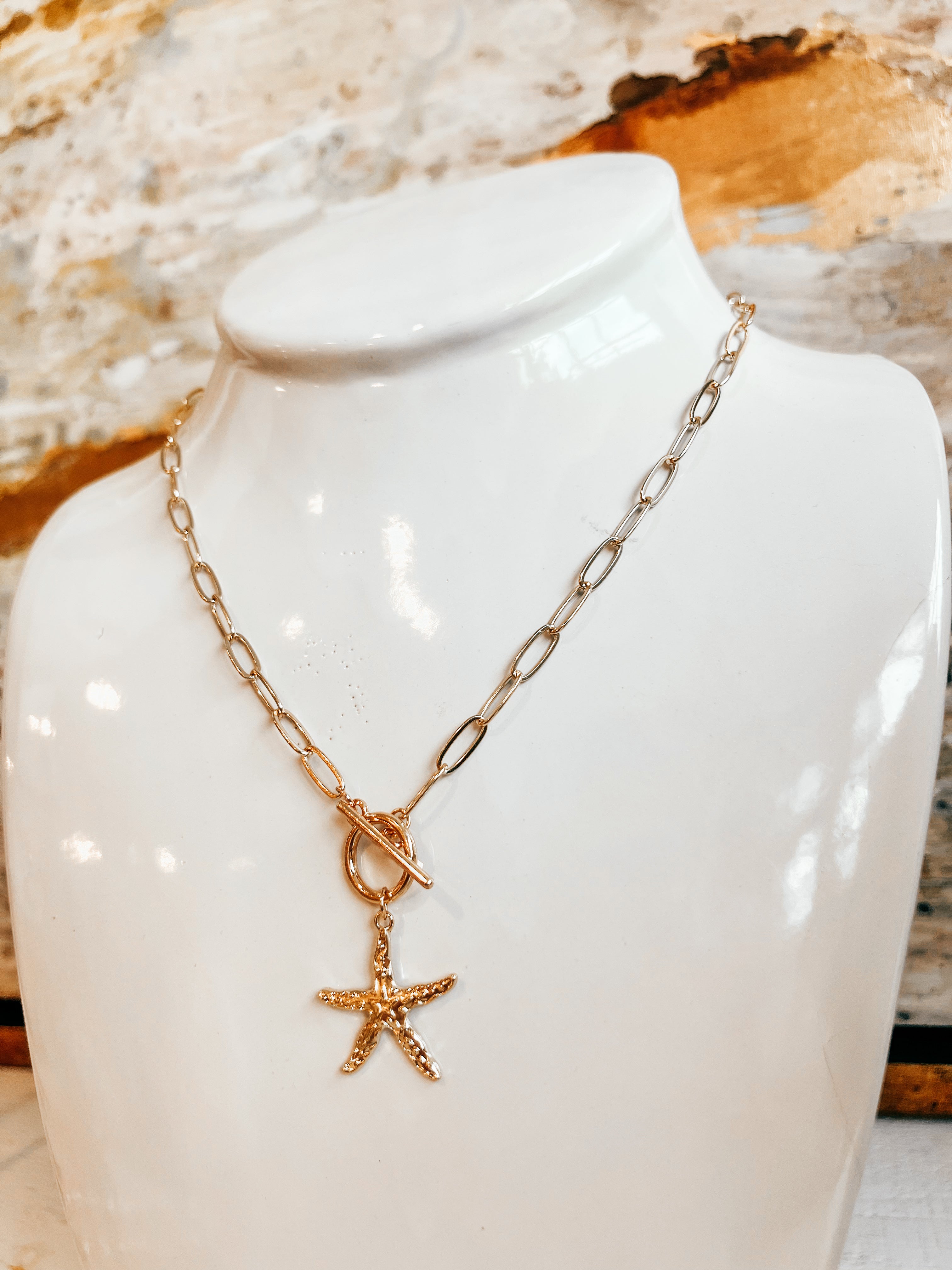 Starfish Dangle Necklace