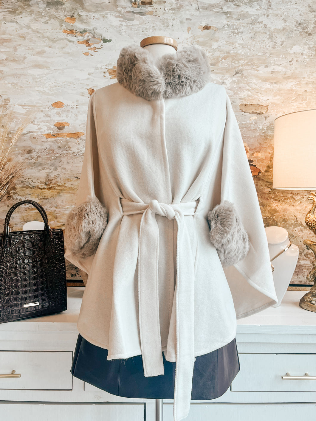 Winter Flurries Fur Coat