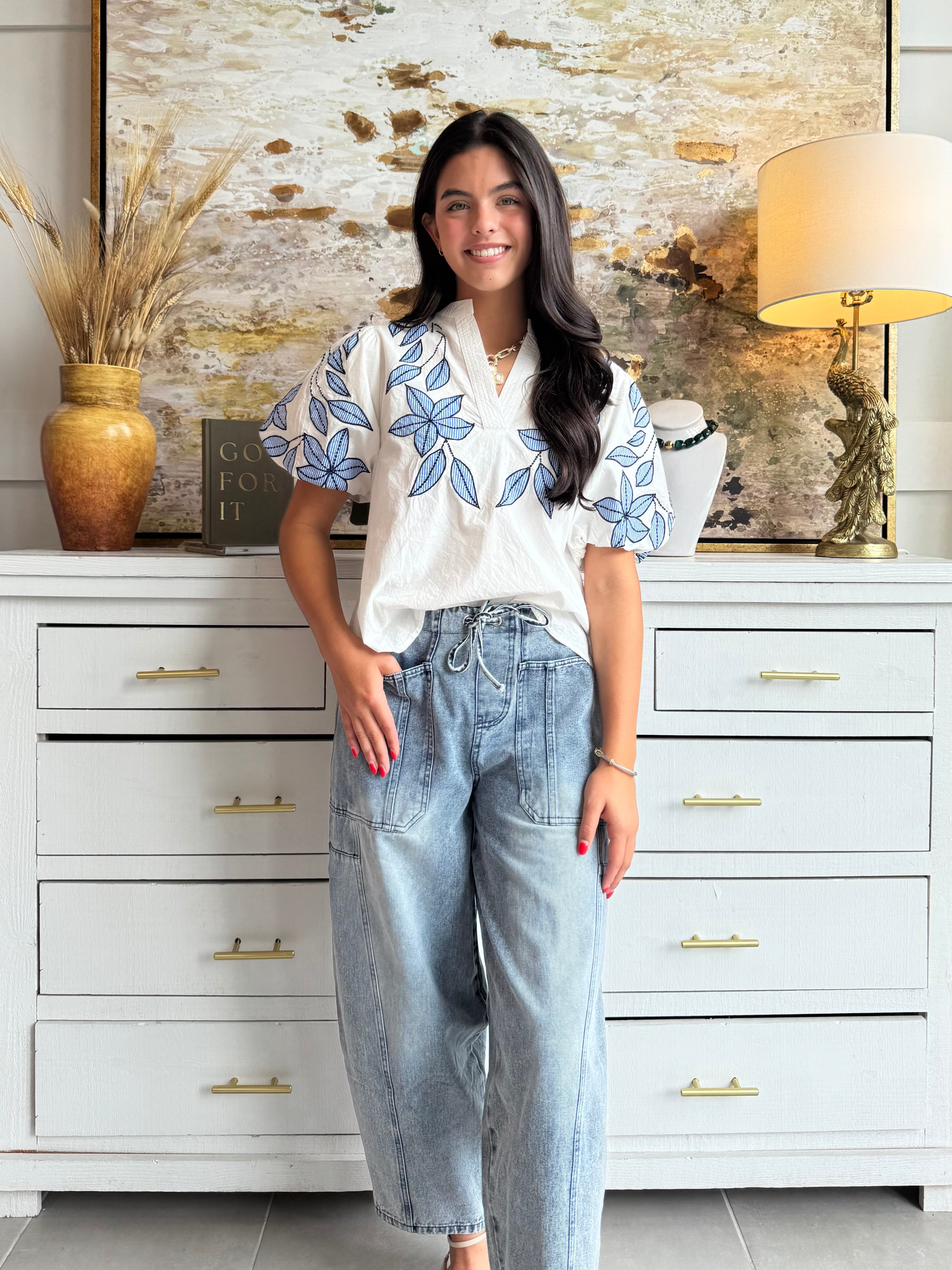 Blue Orchid Blouse
