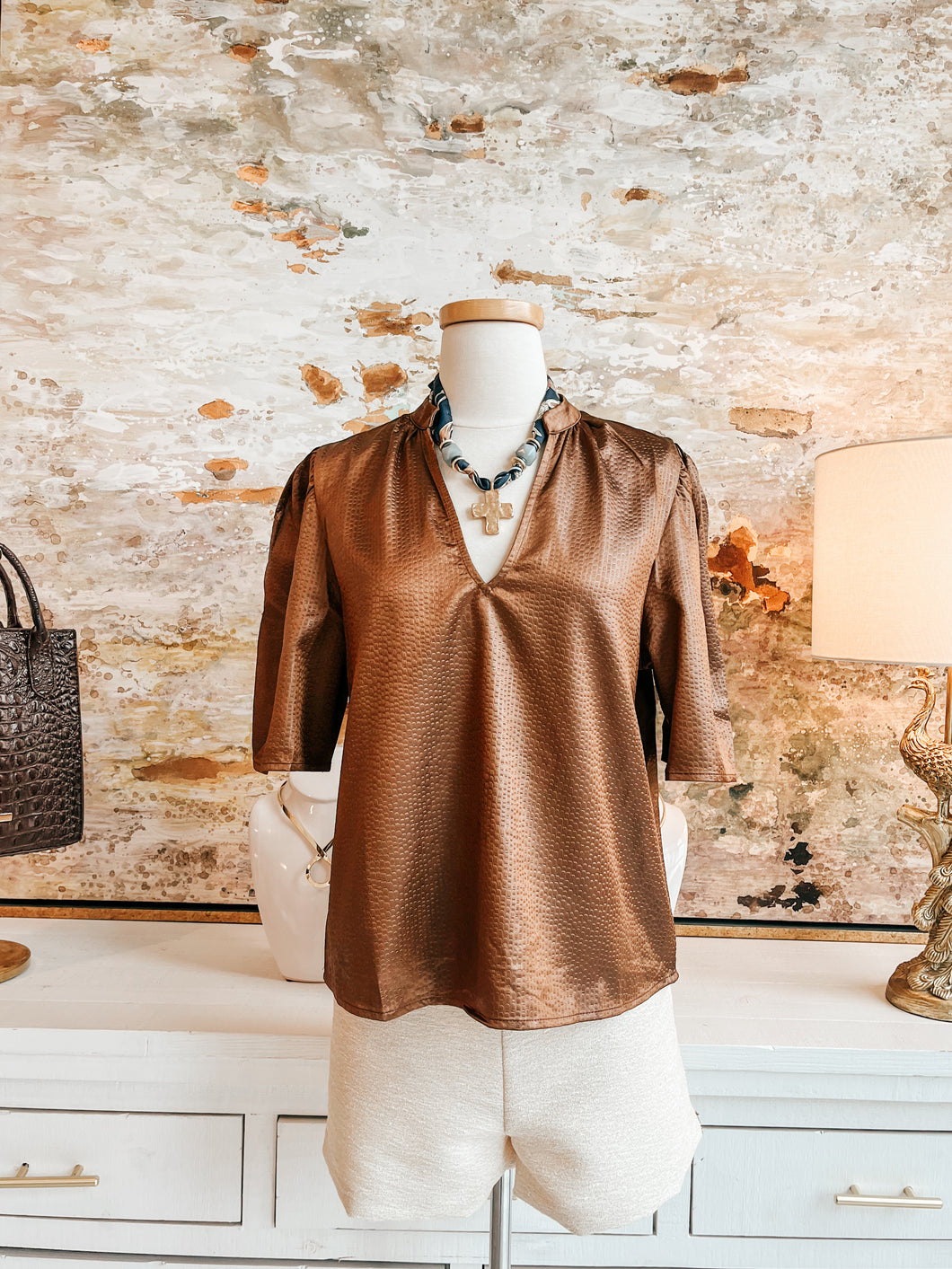 The Bronze Hour Top
