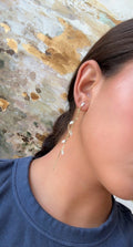 Golden Ivy Drop Earrings