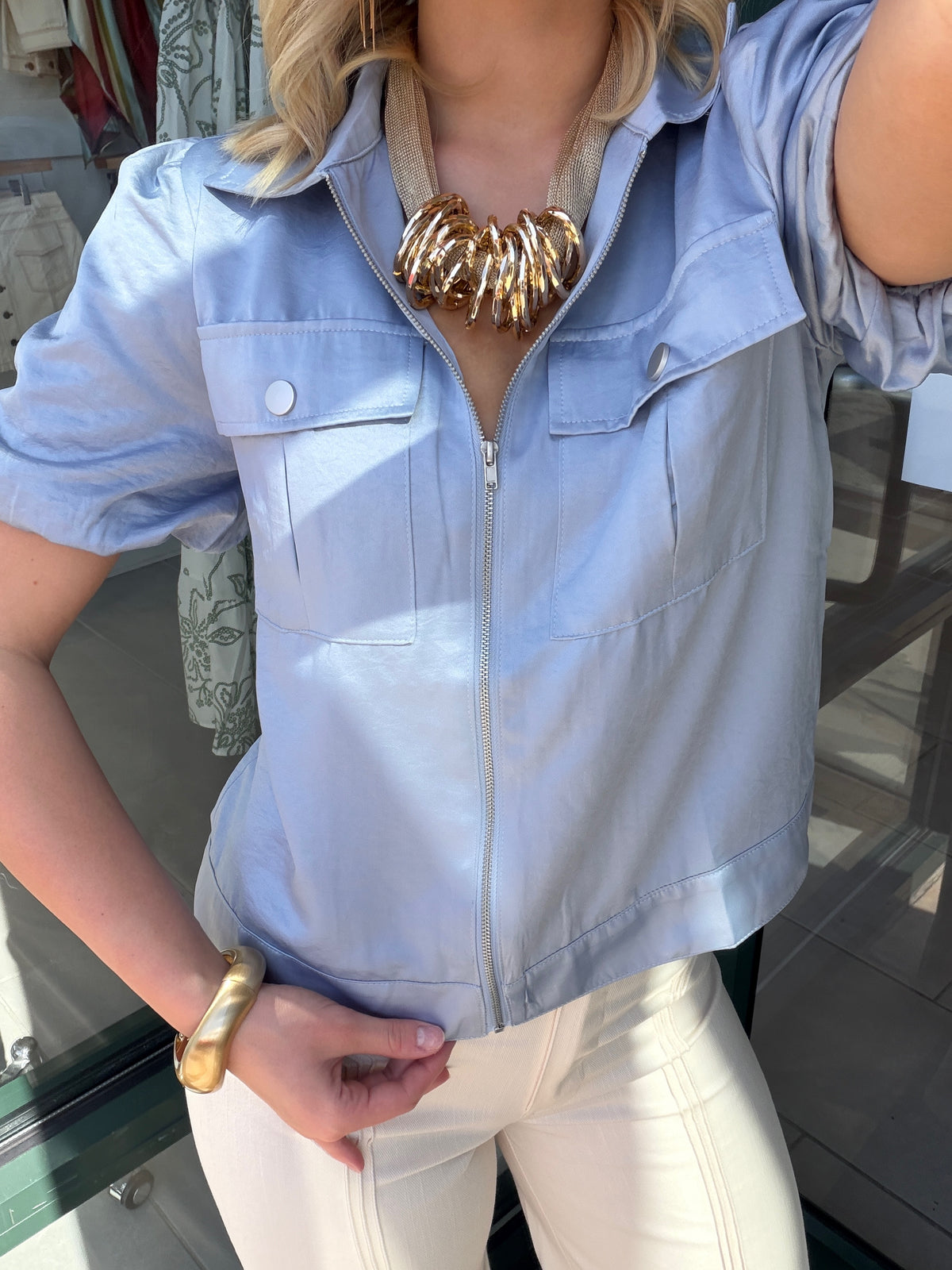 Darlin Satin Blouse