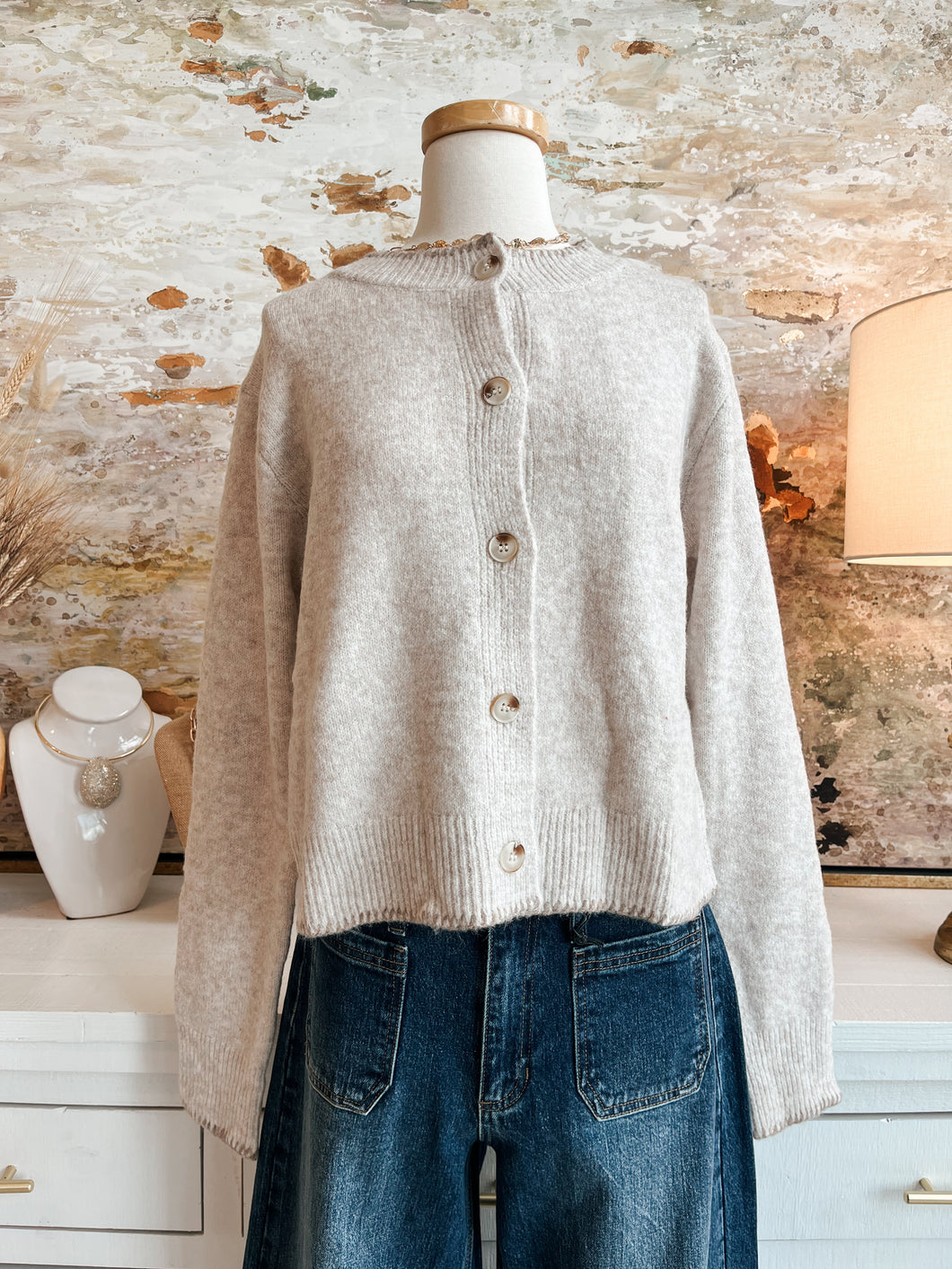 Oatmeal Bliss Cardigan