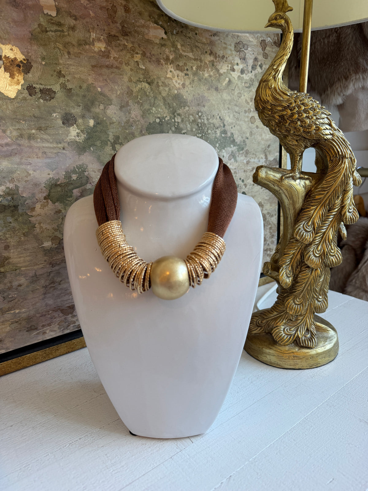 The Dolly Ball Mesh Necklace
