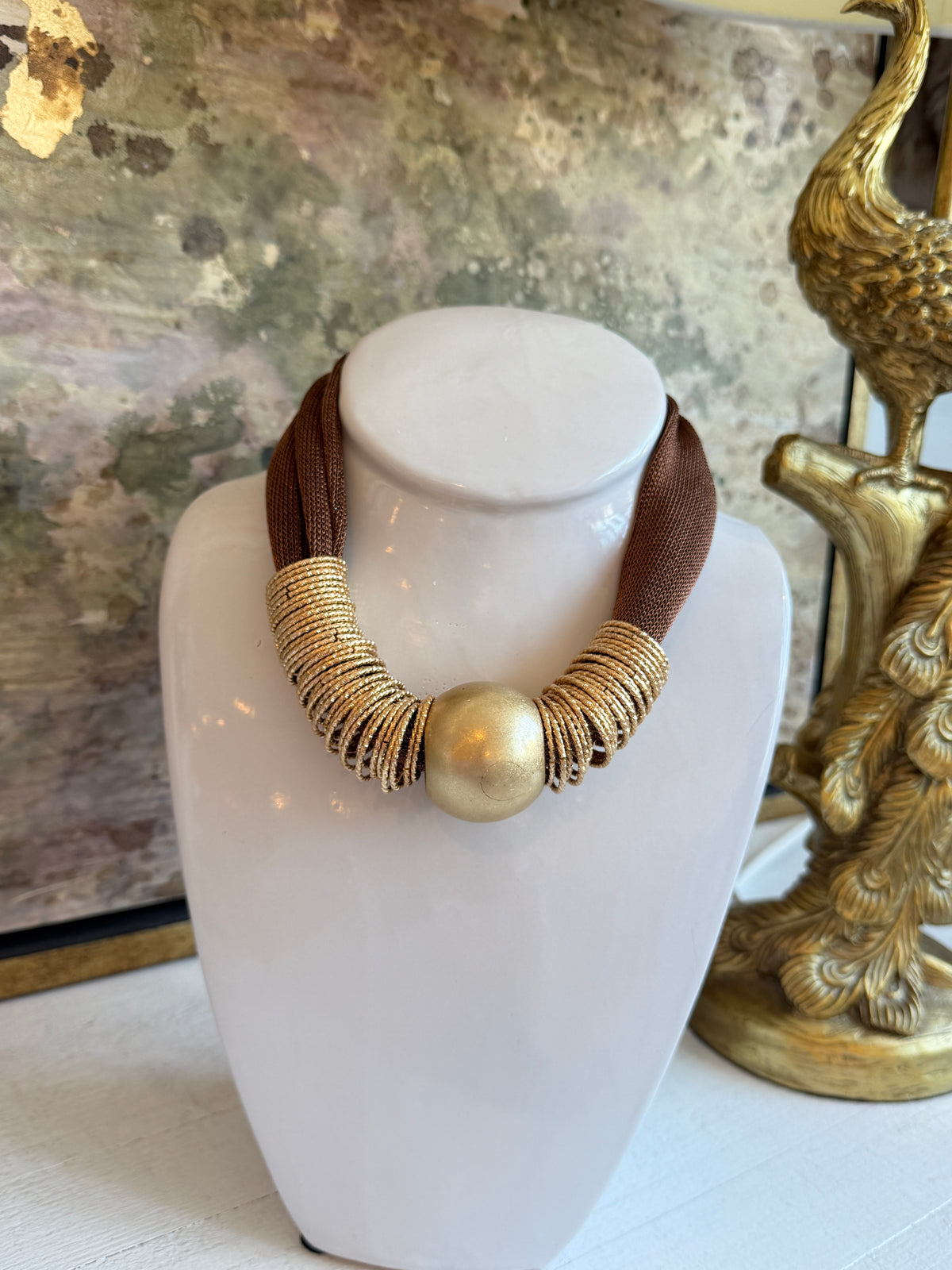 The Dolly Ball Mesh Necklace