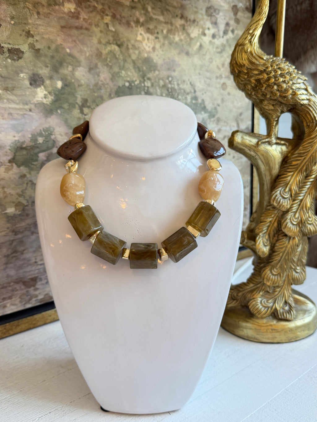 The Birdie Stone Necklace