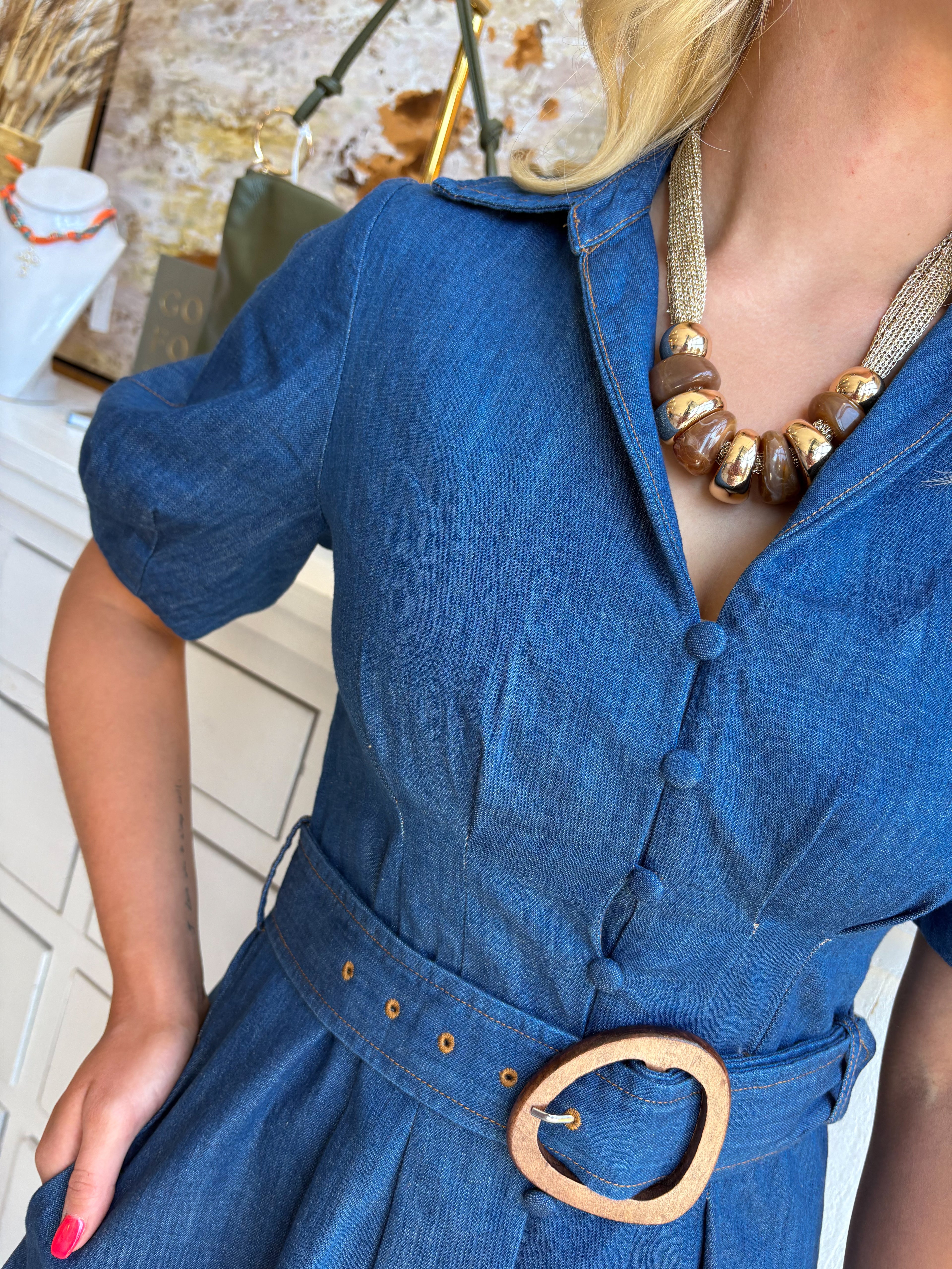 Katy Denim Dress
