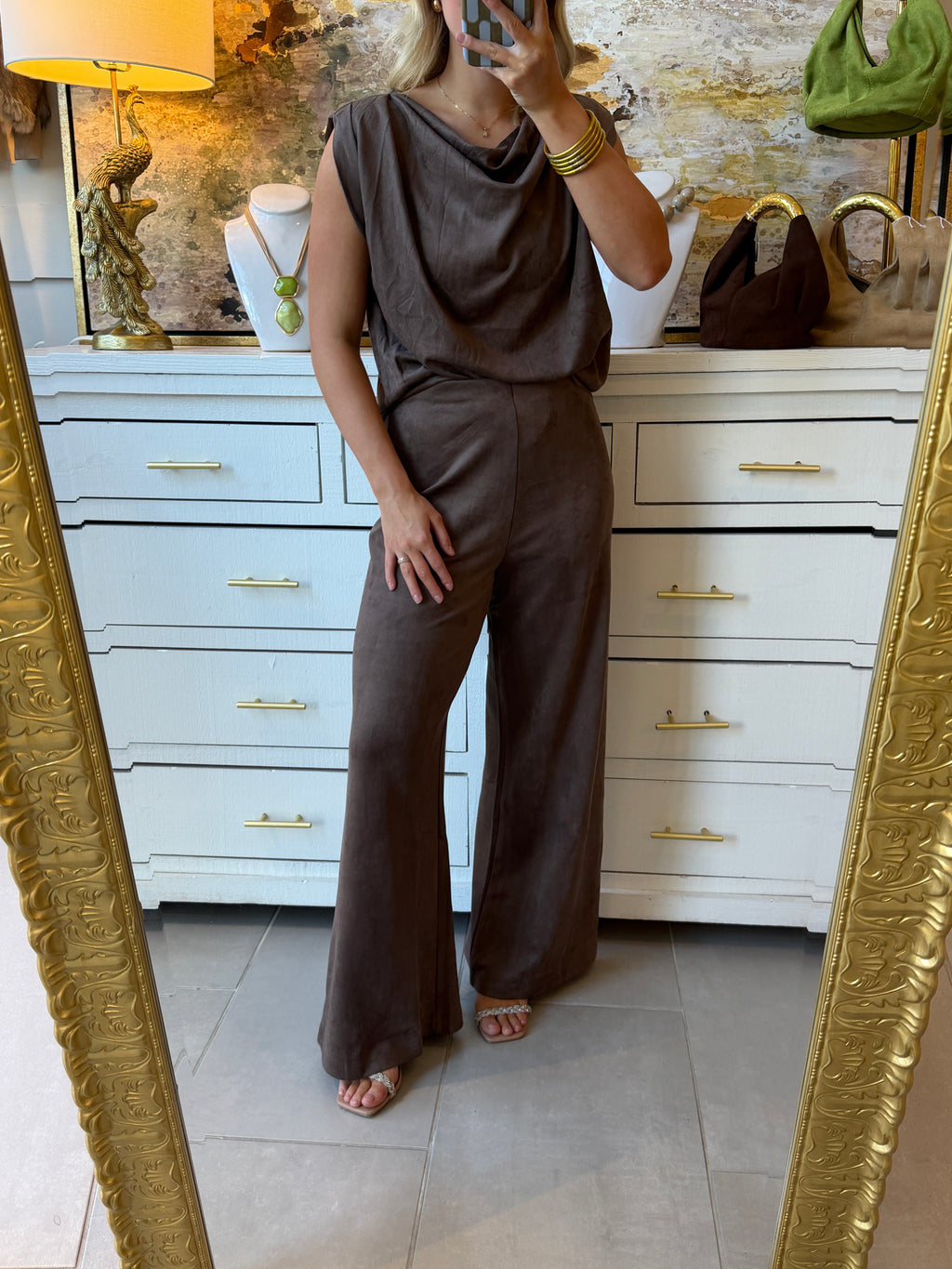 Toffee Trail Suede Pants
