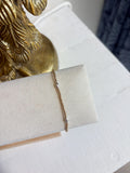 Classic Oval Mixed Metal 14K Gold And Silver Bracelet -7”