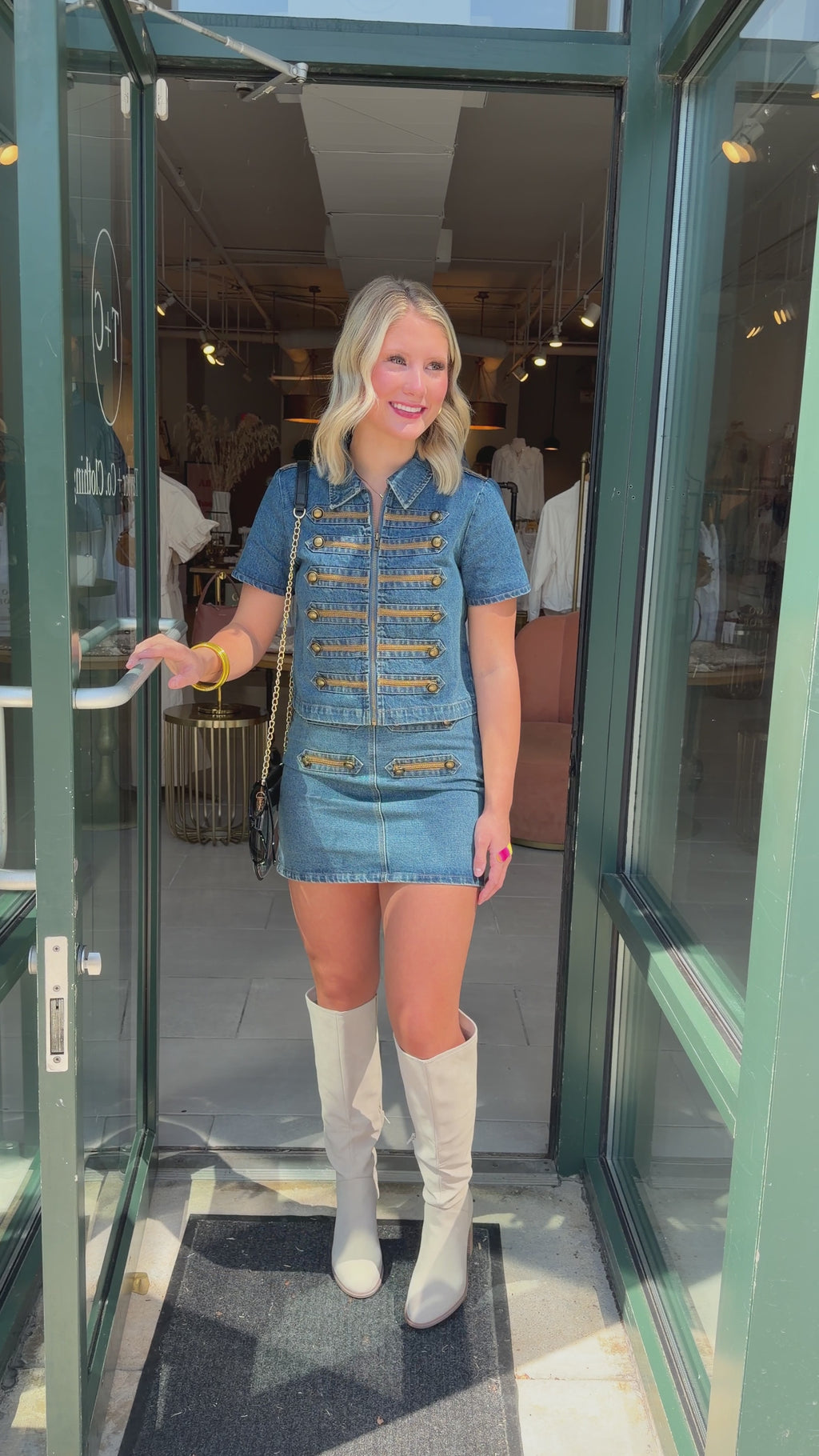 Valerie Denim Set