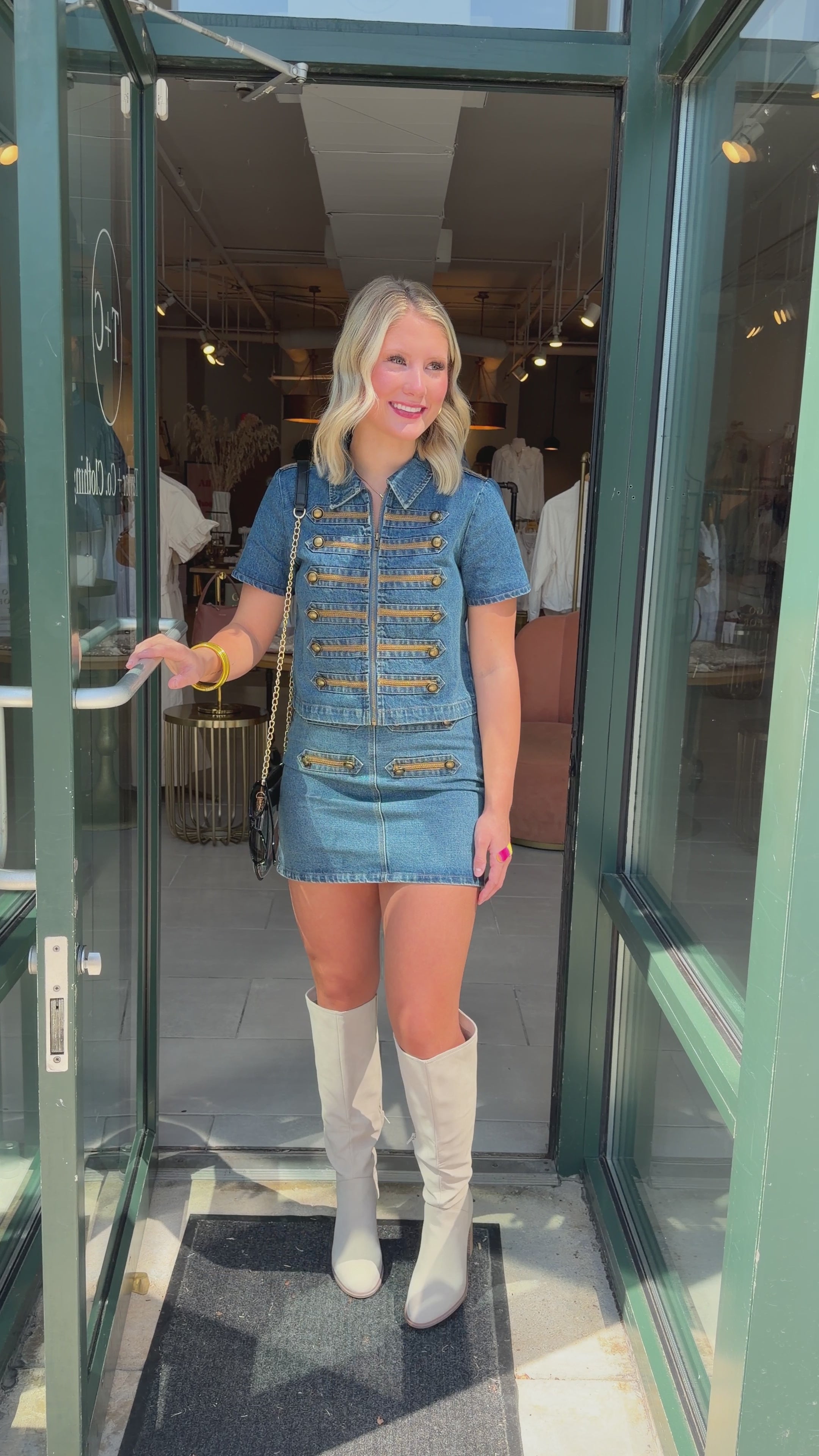 Valerie Denim Set