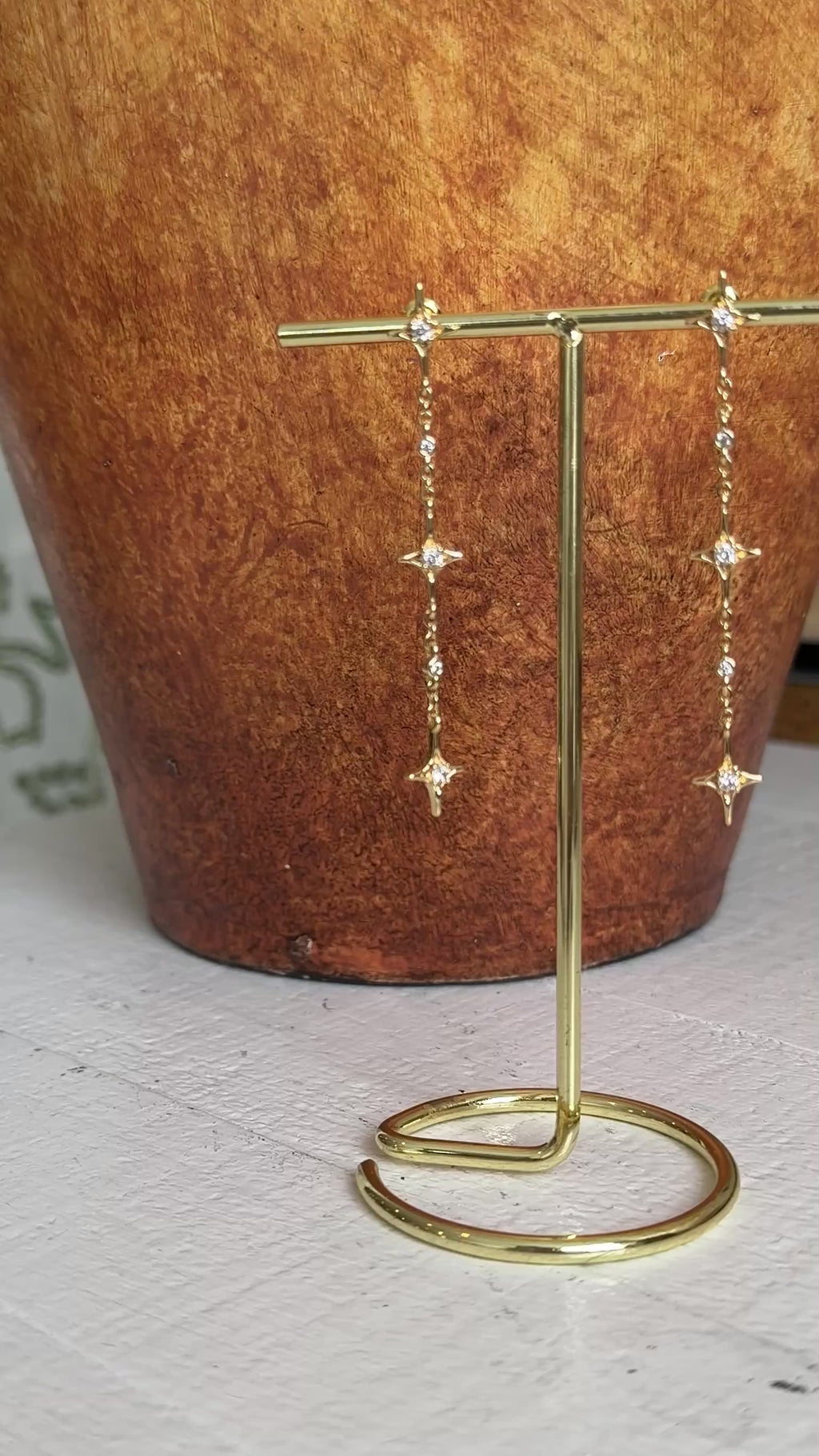 Nova Spark Drop Earrings