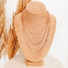 Load image into Gallery viewer, What You Love Triple Necklace
