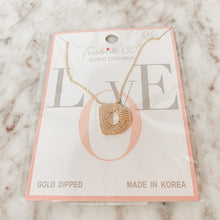 Load image into Gallery viewer, Bubble Initial Letter Necklace
