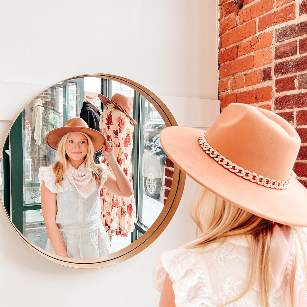 Frankie Felt Chain Hat