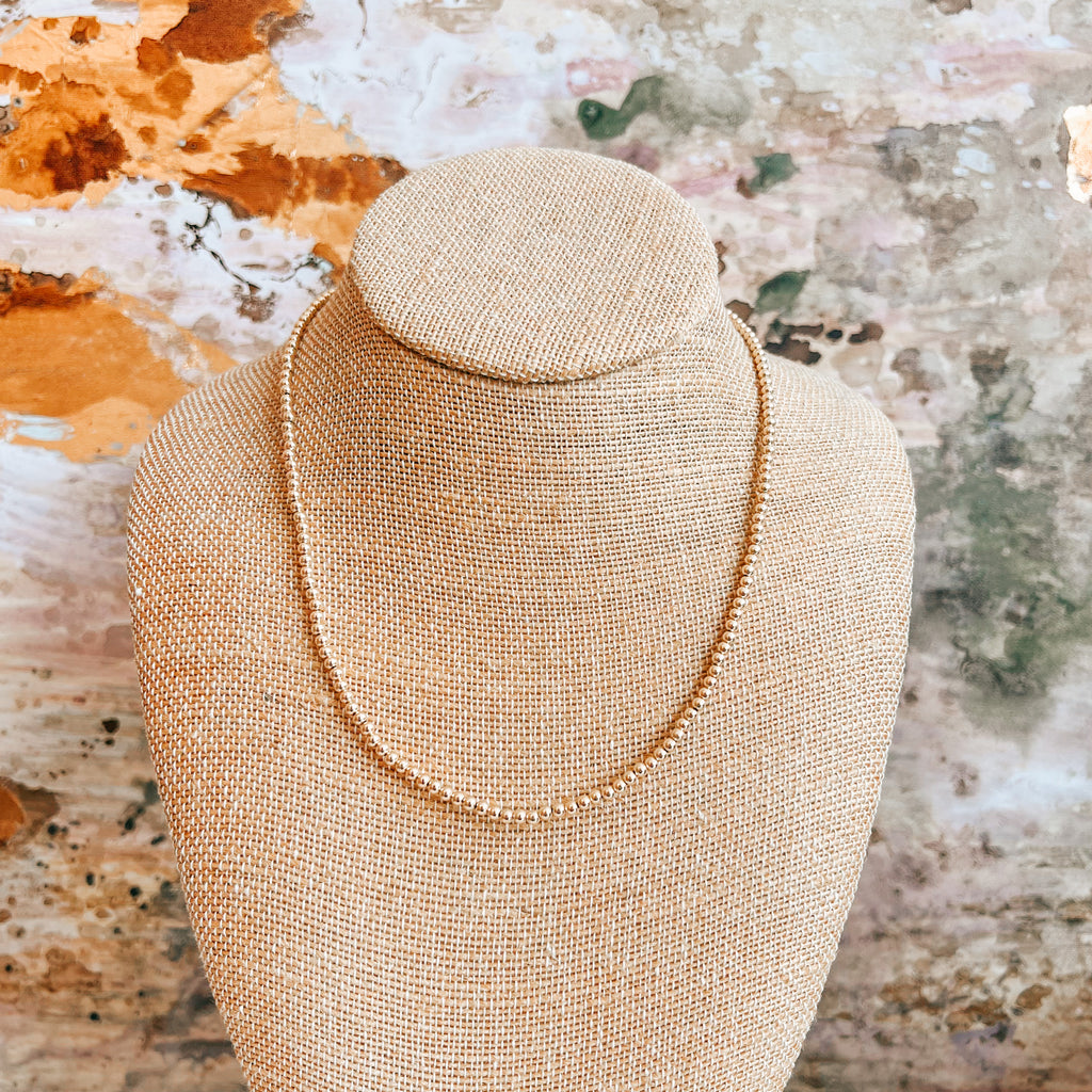 Erin Gray 14k Gold Filled Beaded Necklace
