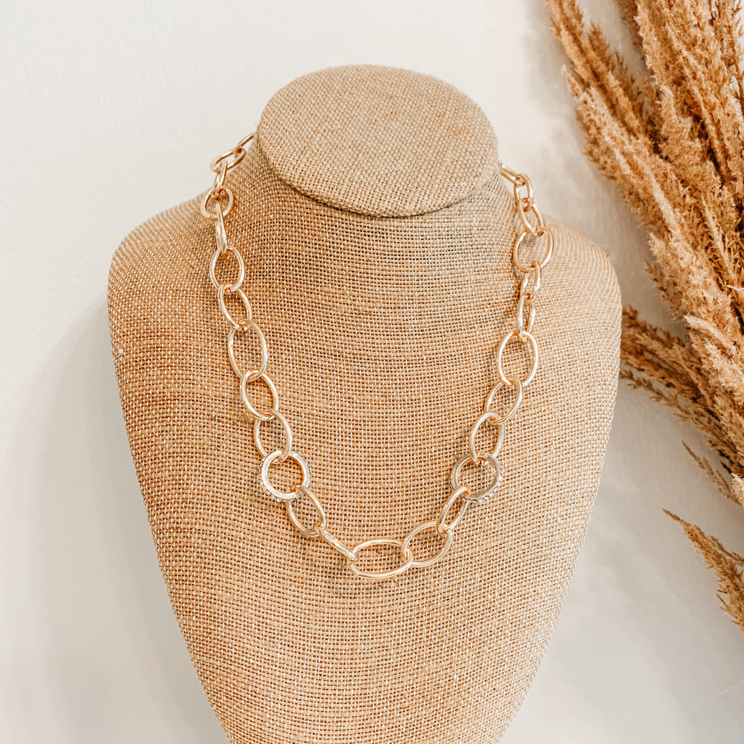 All My Love Golden Chain Necklace