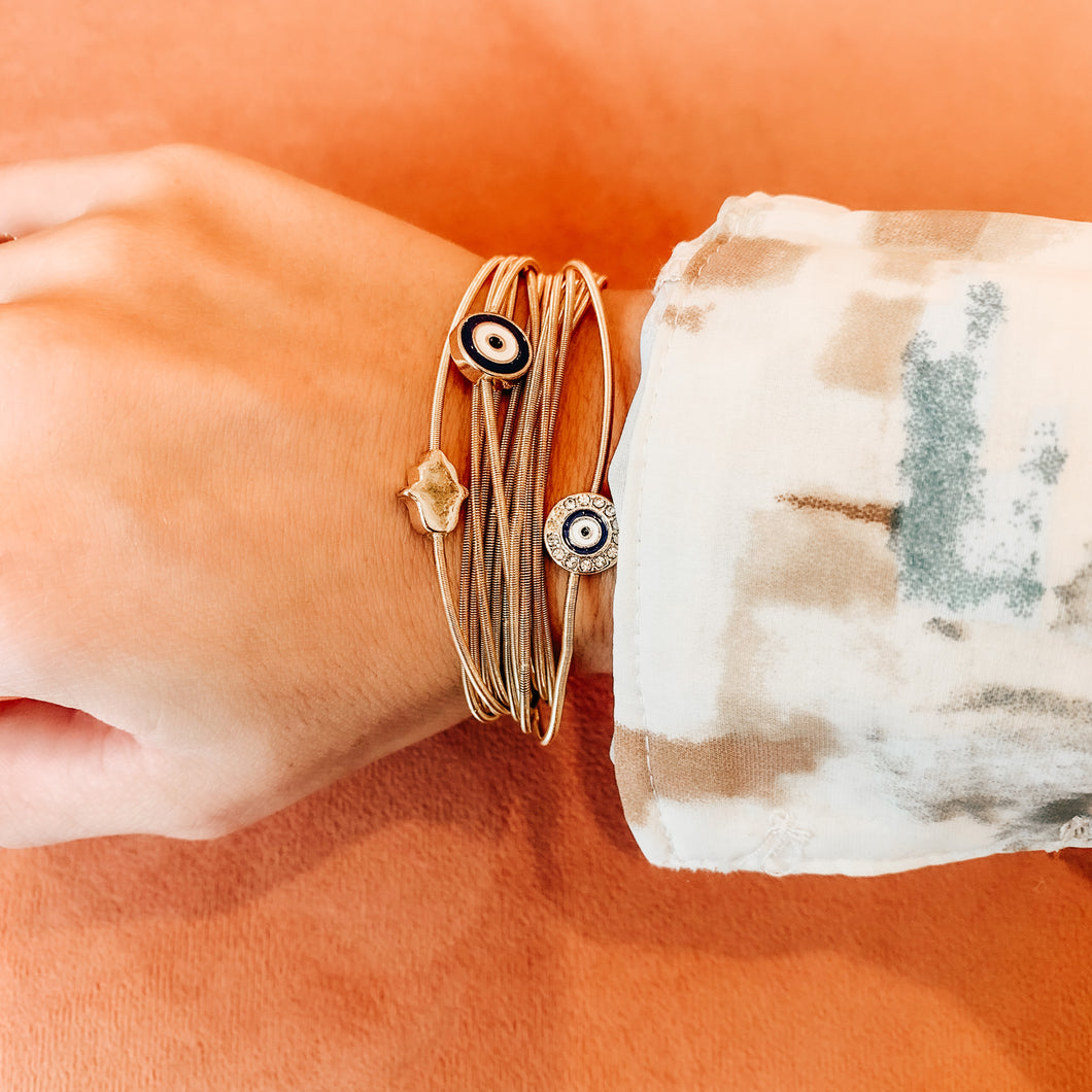 Sapphire Eyes Bracelet