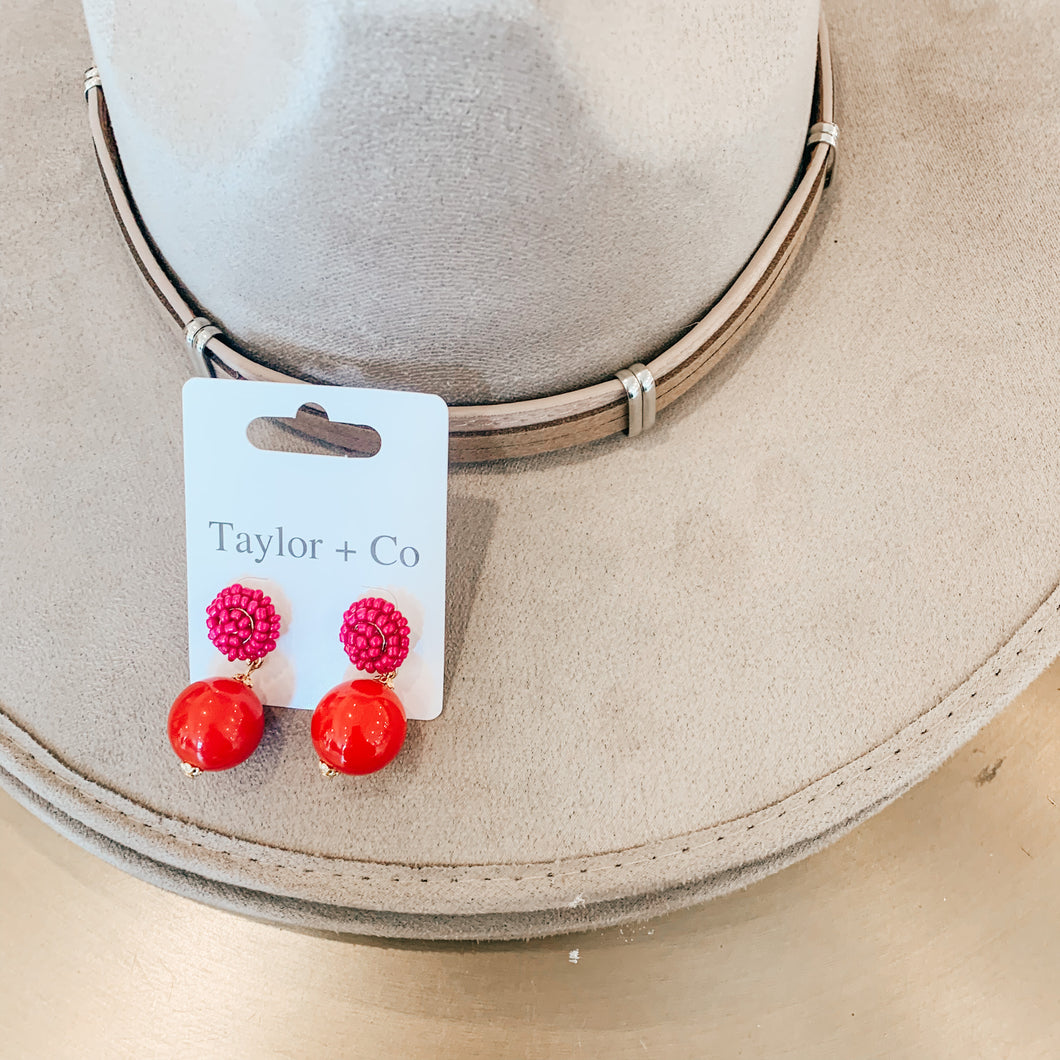 Red Candy Earring