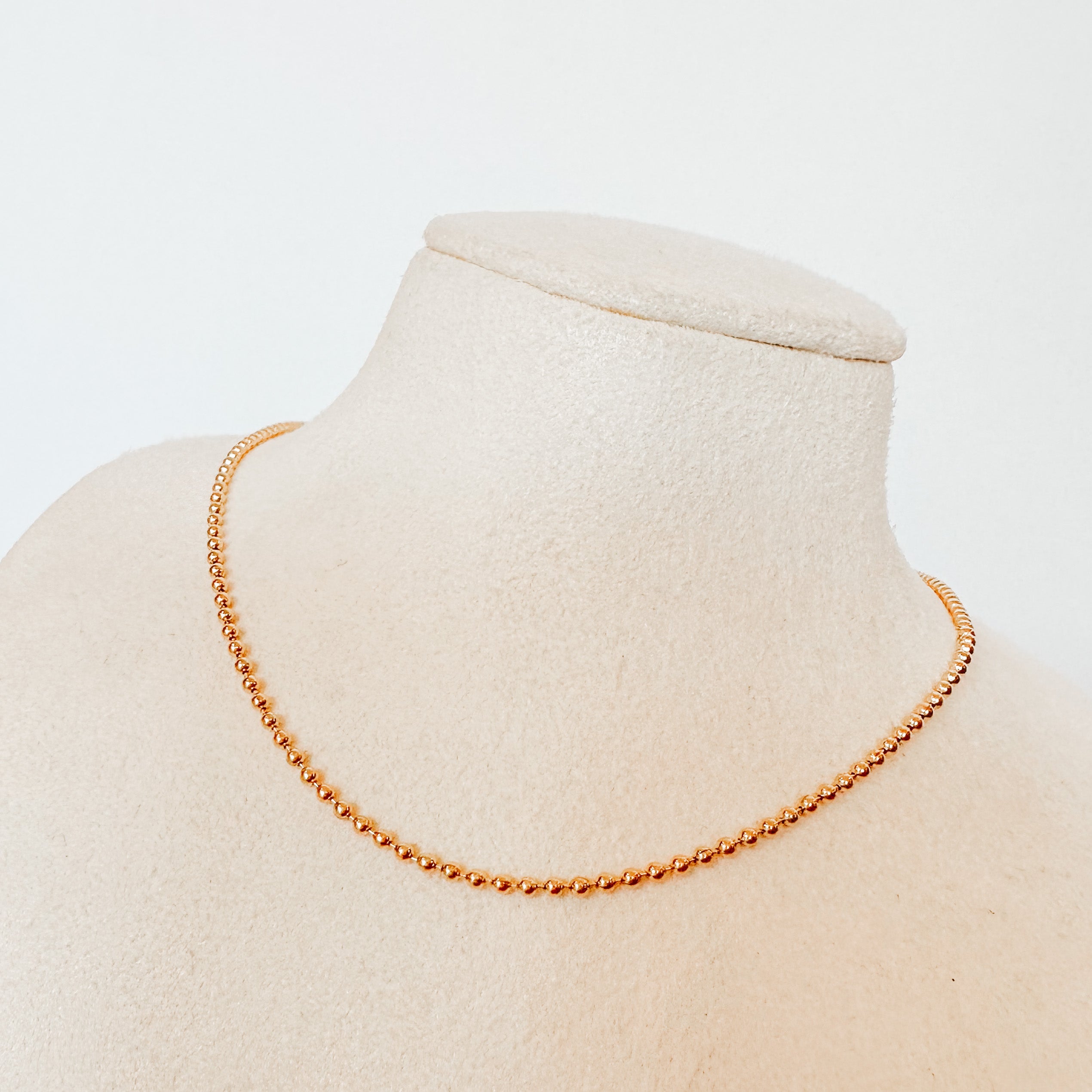 Erin Gray 14k Gold Beaded Bliss Necklace